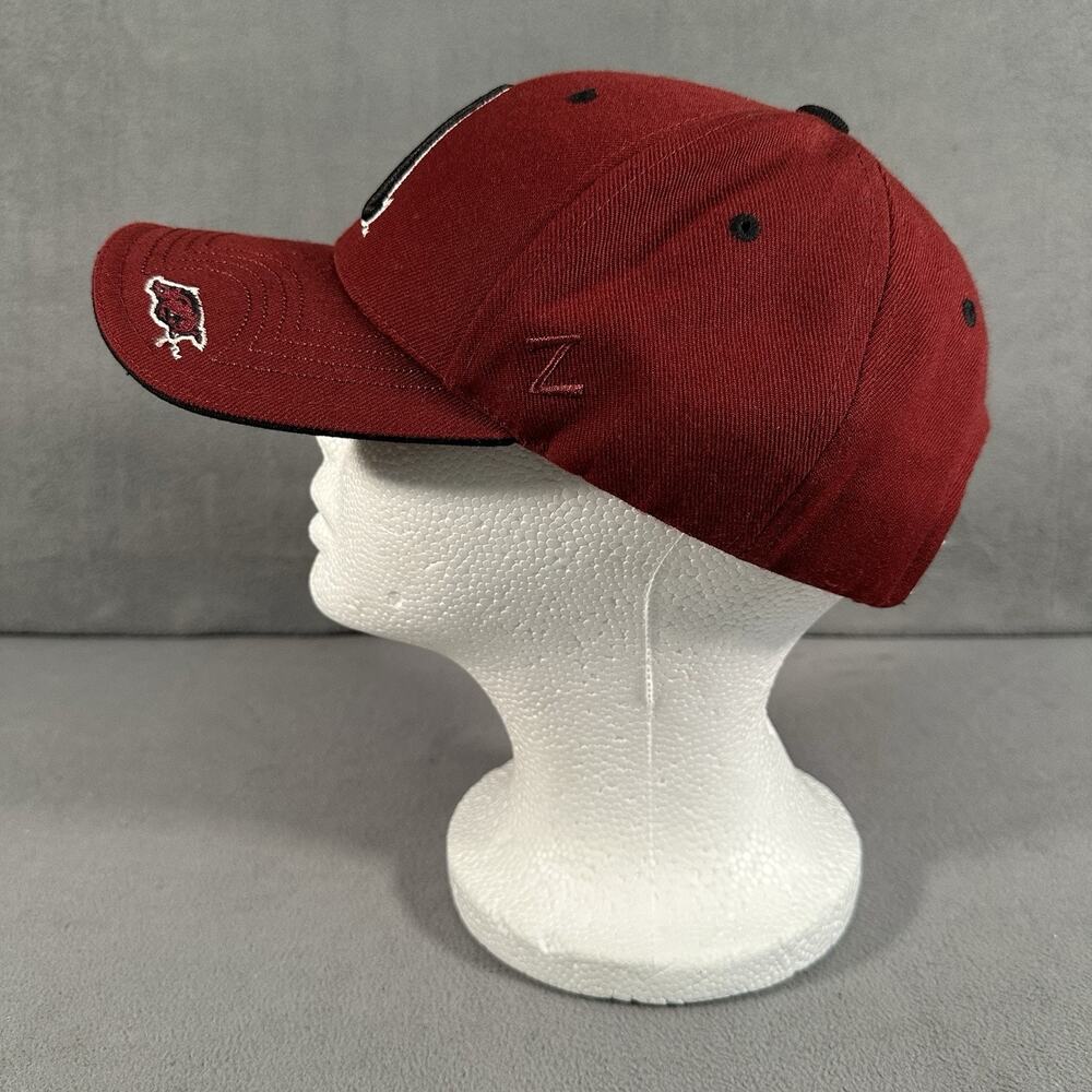 Zephyr Arkansas Razorbacks Red Adjustable Strapback Hat NCAA Cap - Picture 3 of 9